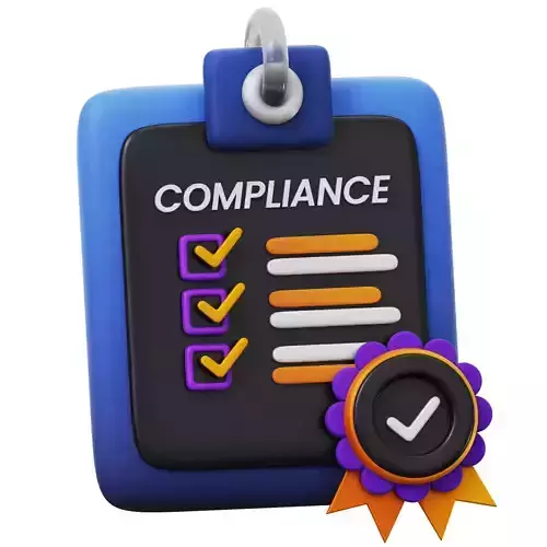 Compliance Document 3D Icon