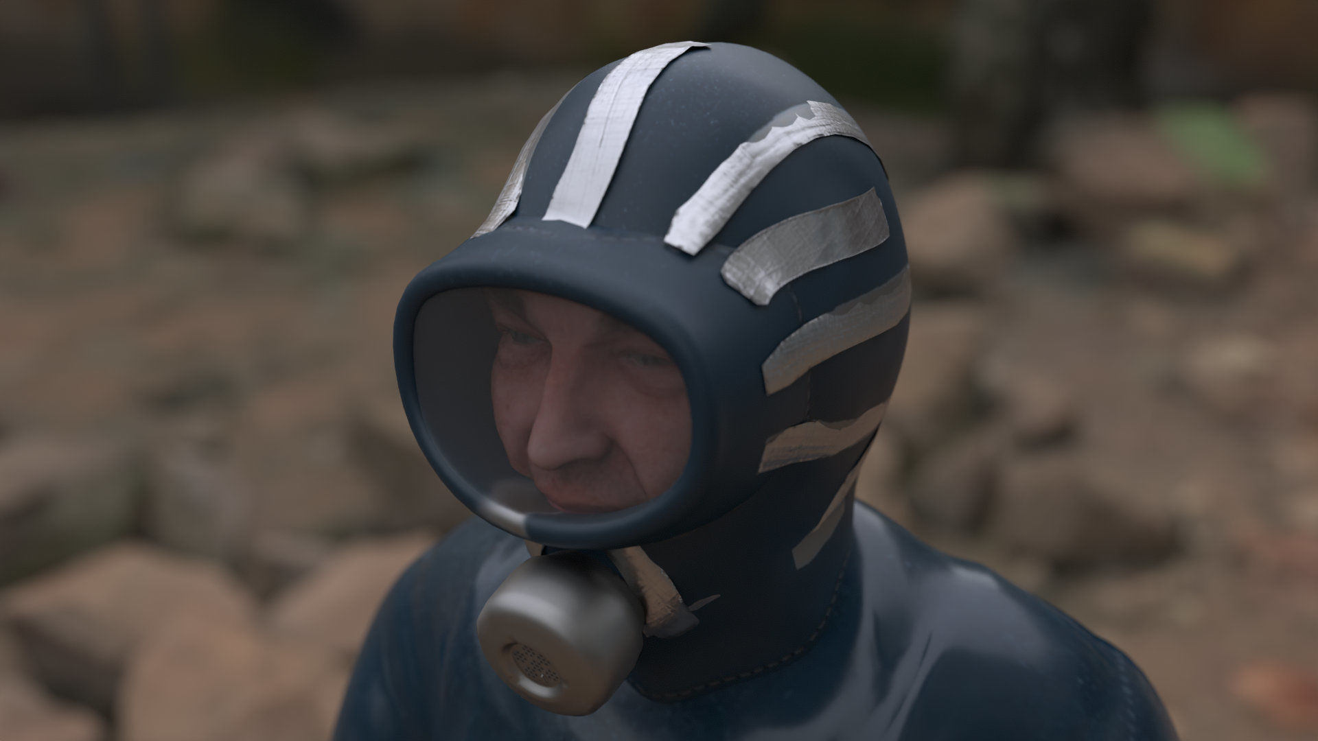 The Eternauta conmic version  Low-poly 3D model_13