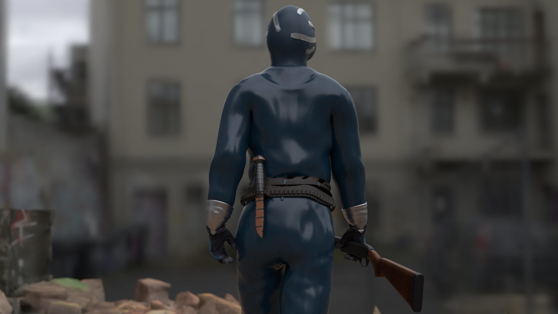 The Eternauta conmic version  Low-poly 3D model_6