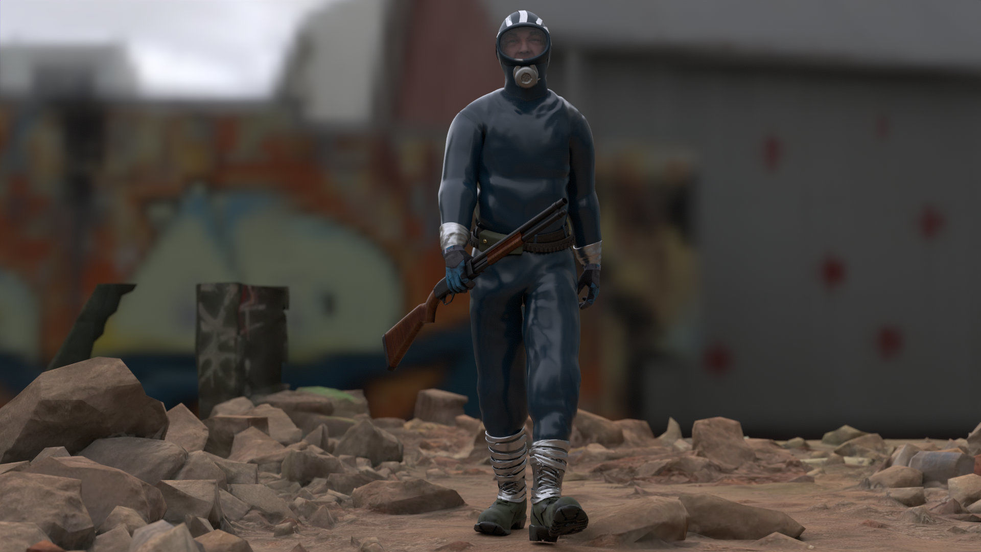 The Eternauta conmic version  Low-poly 3D model_19