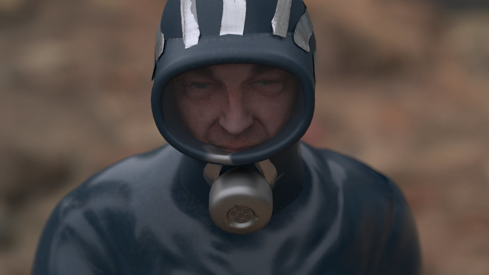 The Eternauta conmic version  Low-poly 3D model_7