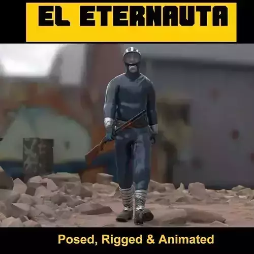The Eternauta conmic version  Low-poly 3D model