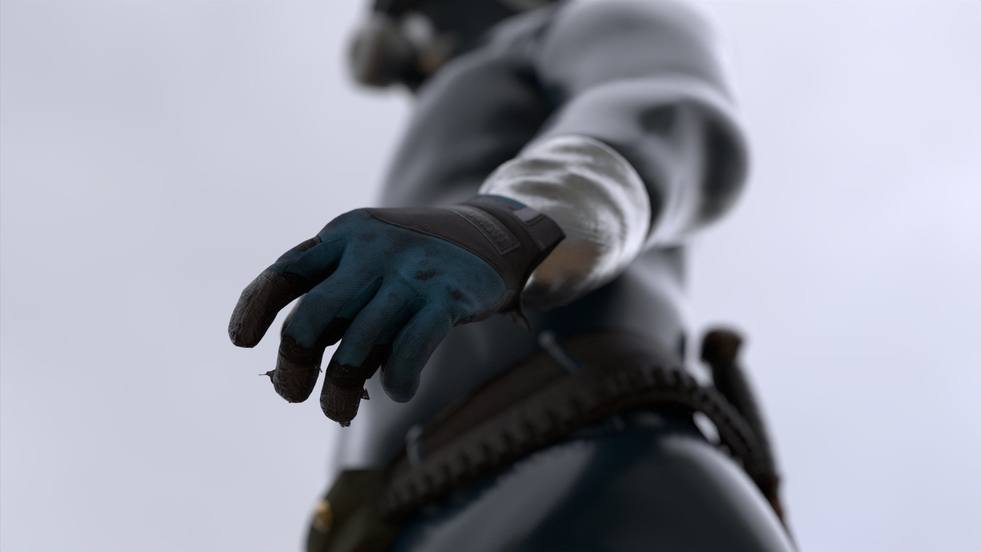 The Eternauta conmic version  Low-poly 3D model_8