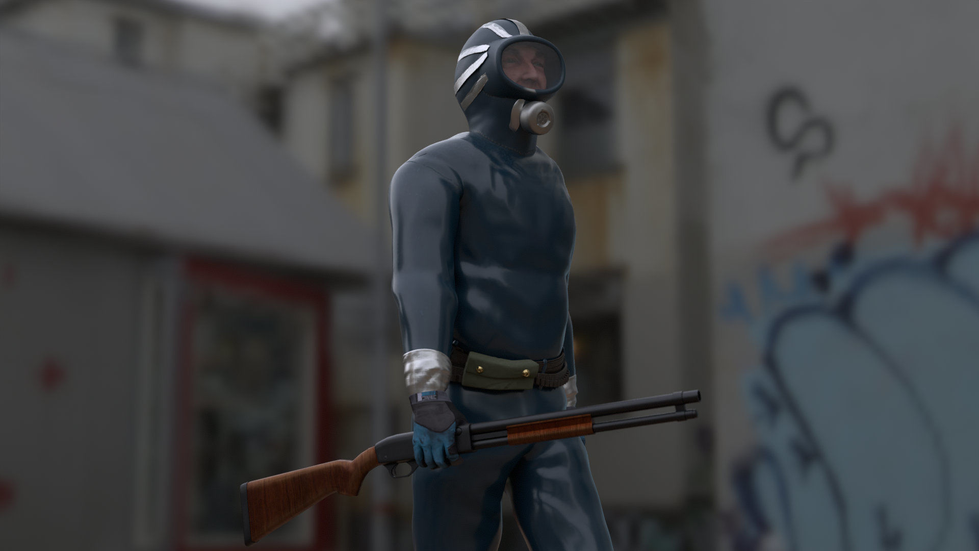 The Eternauta conmic version  Low-poly 3D model_4