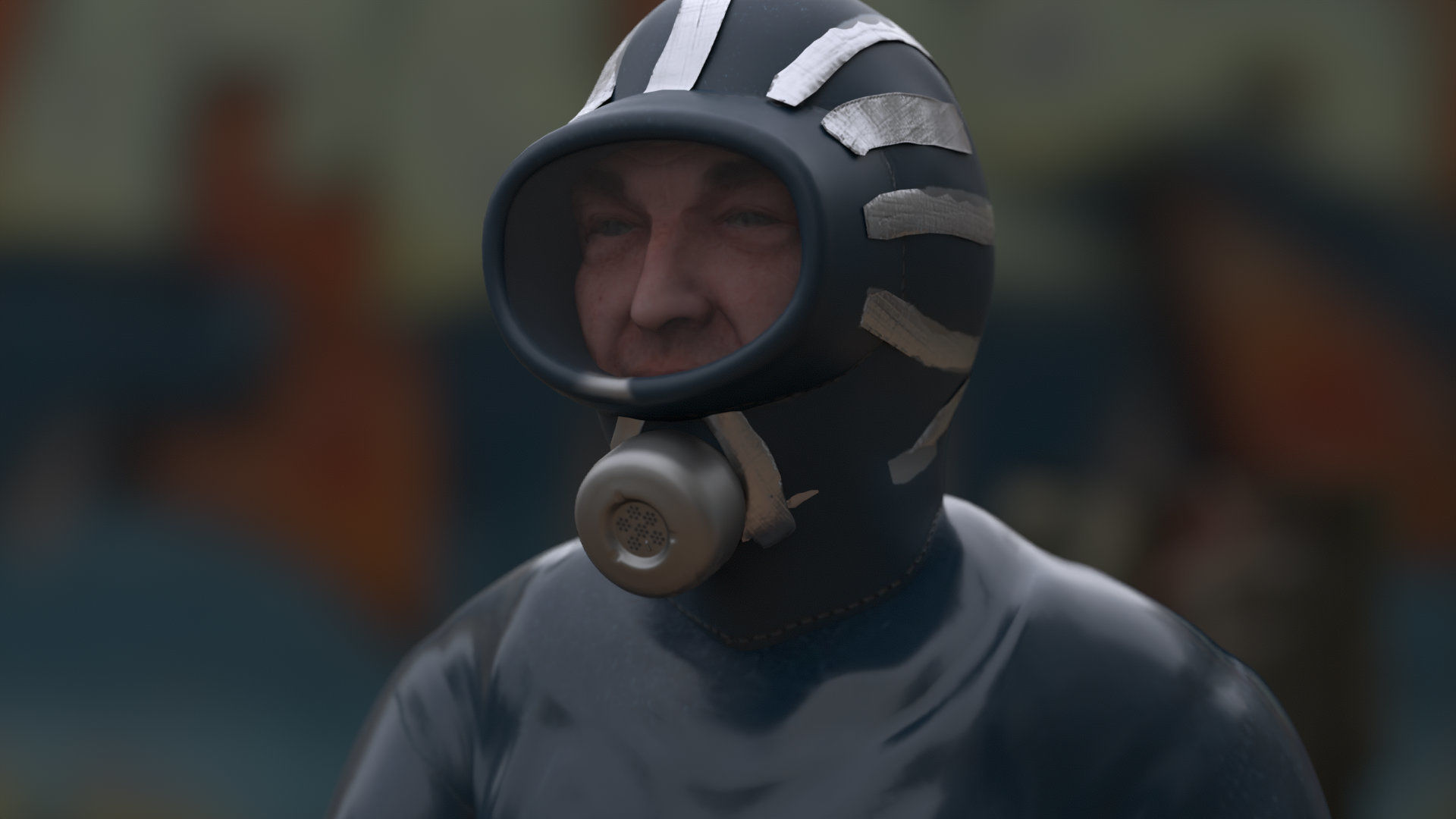 The Eternauta conmic version  Low-poly 3D model_5