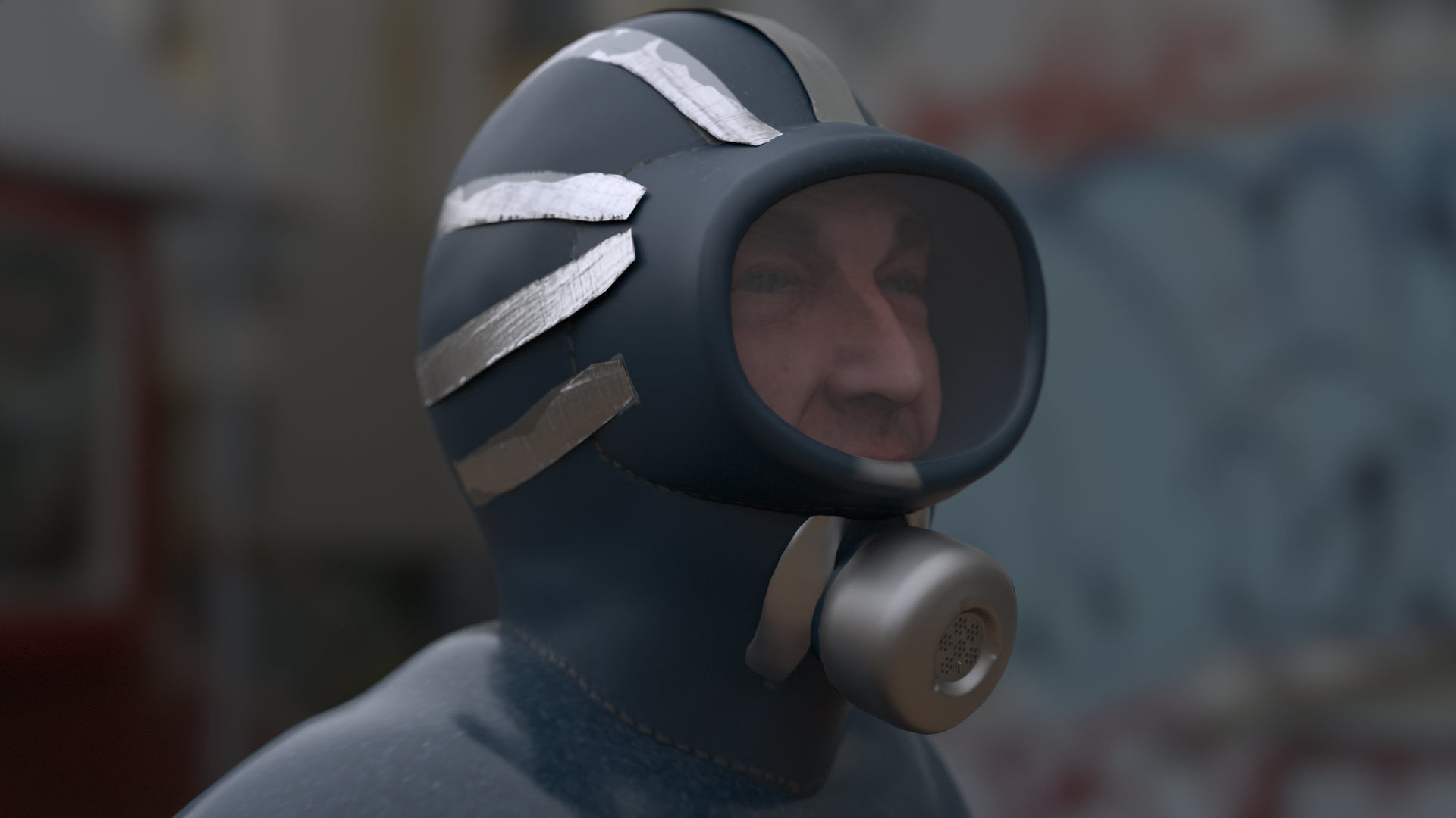 The Eternauta conmic version  Low-poly 3D model_10