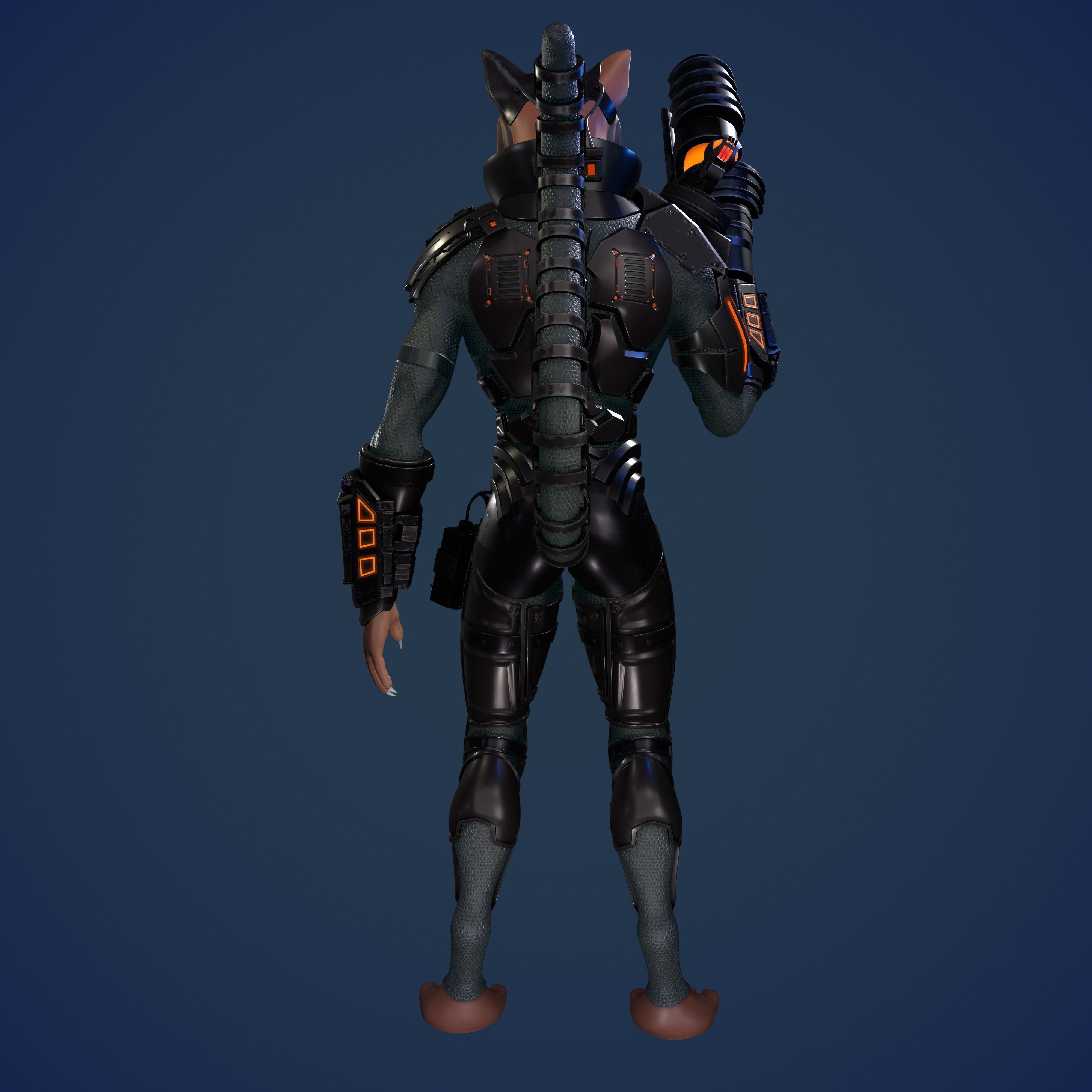 3D Cat 3D print model_5