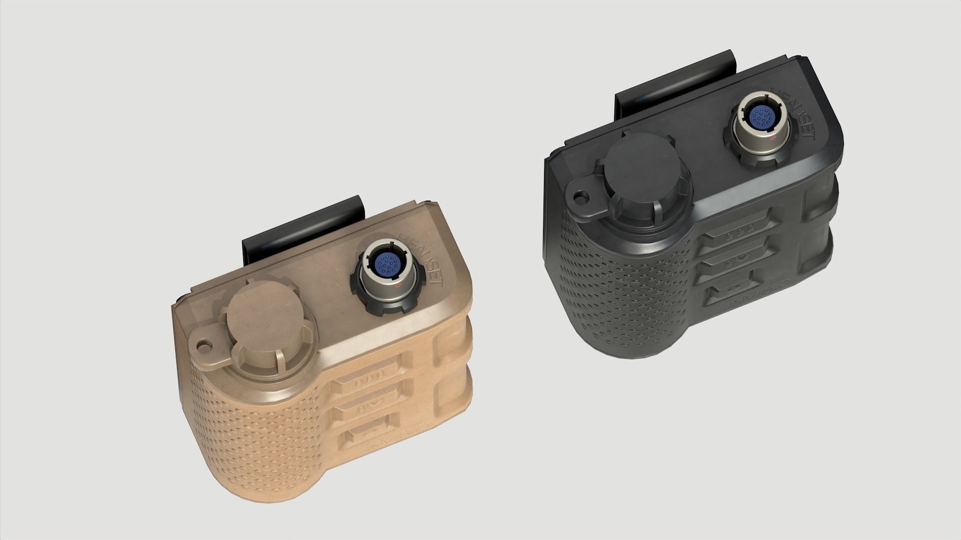 Invisio V50 PTT Low-poly 3D model_6