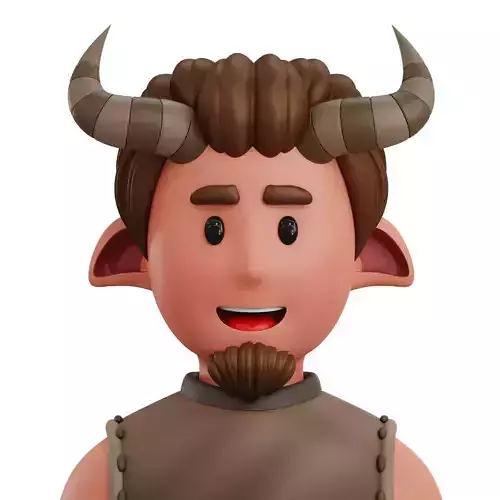 Faun Avatar 3D Icon