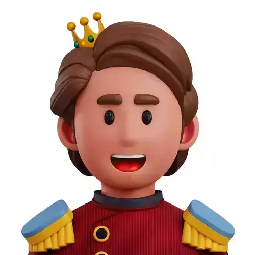 Prince Avatar 3D Icon