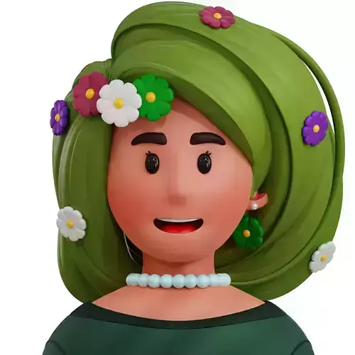 Mother Nature Avatar 3D Icon