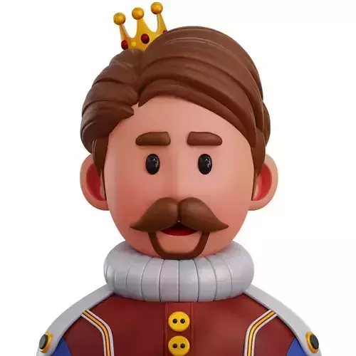 King Avatar 3D Icon