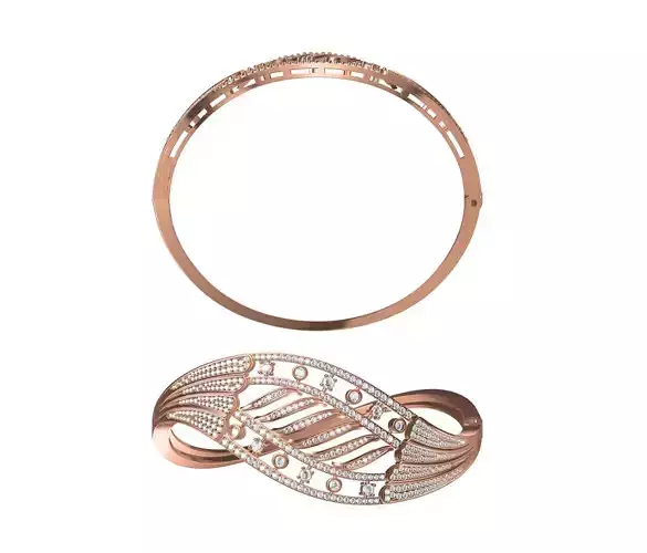Bangle Bracelet STL JCD Details