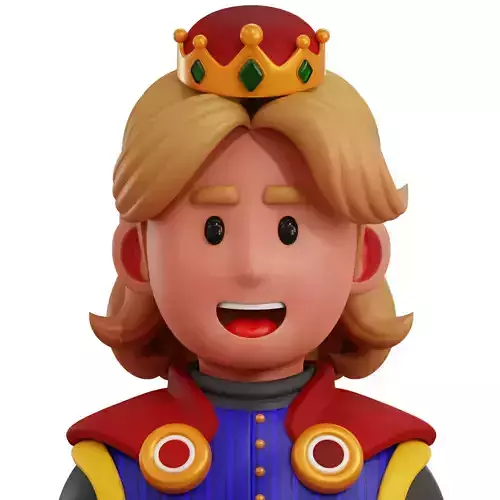Prince Avatar 3D Icon