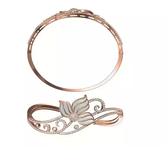 Bangle Bracelet STL JCD Details
