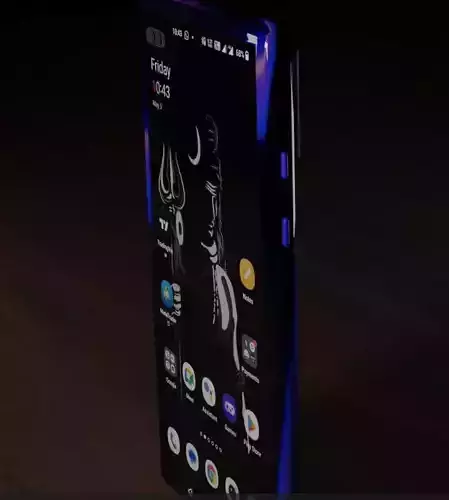 A Small 3D view model of Oneplus nord