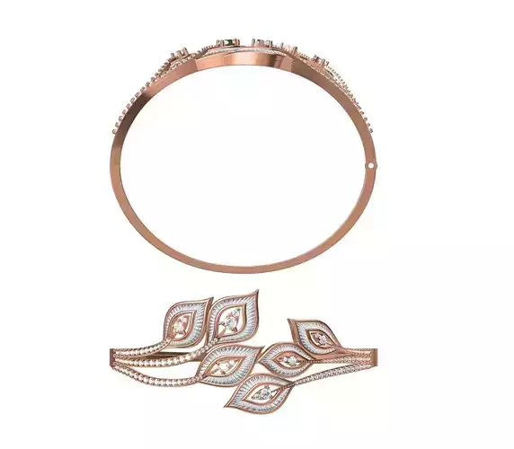 Bangle Bracelet STL JCD Details