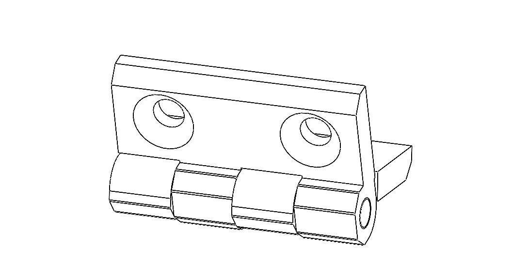 Zinc Hinge 3D model_22