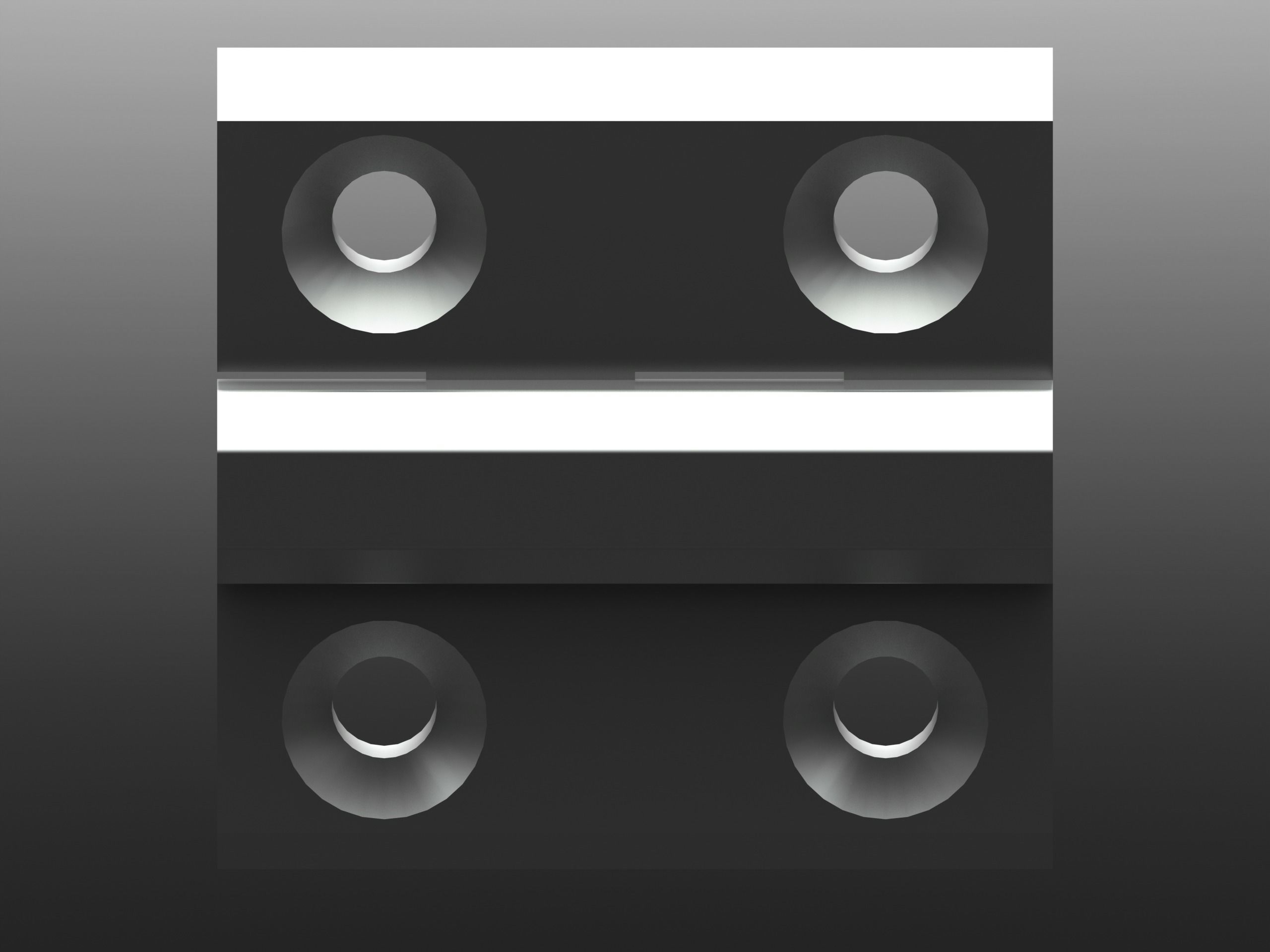 Zinc Hinge 3D model_1