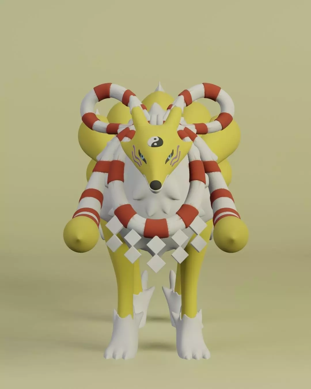 Kyubimon 3D print model