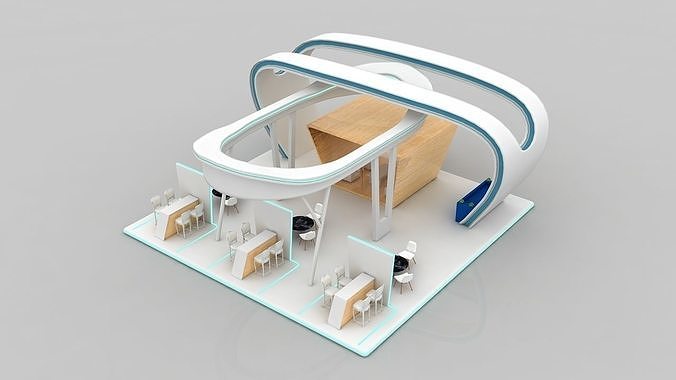 Exhibition Stall  3D model