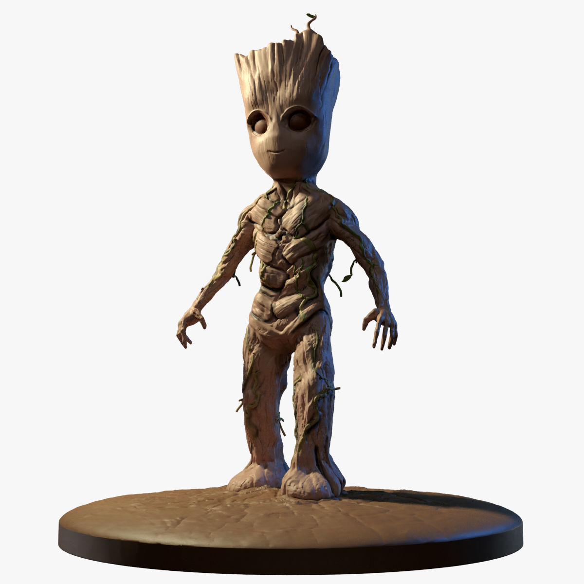 Groot ready for 3d print 3D model 3D printable | CGTrader