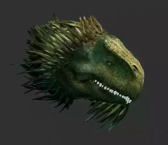 Dragon dinosaur head