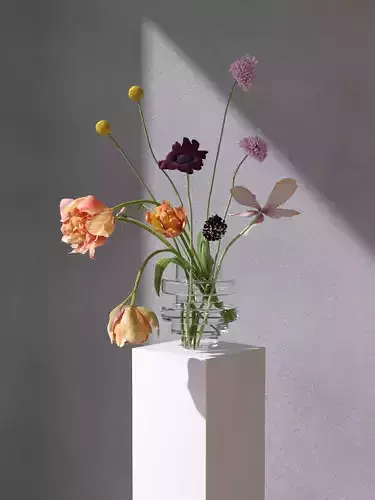 Vase Set 127 3D model