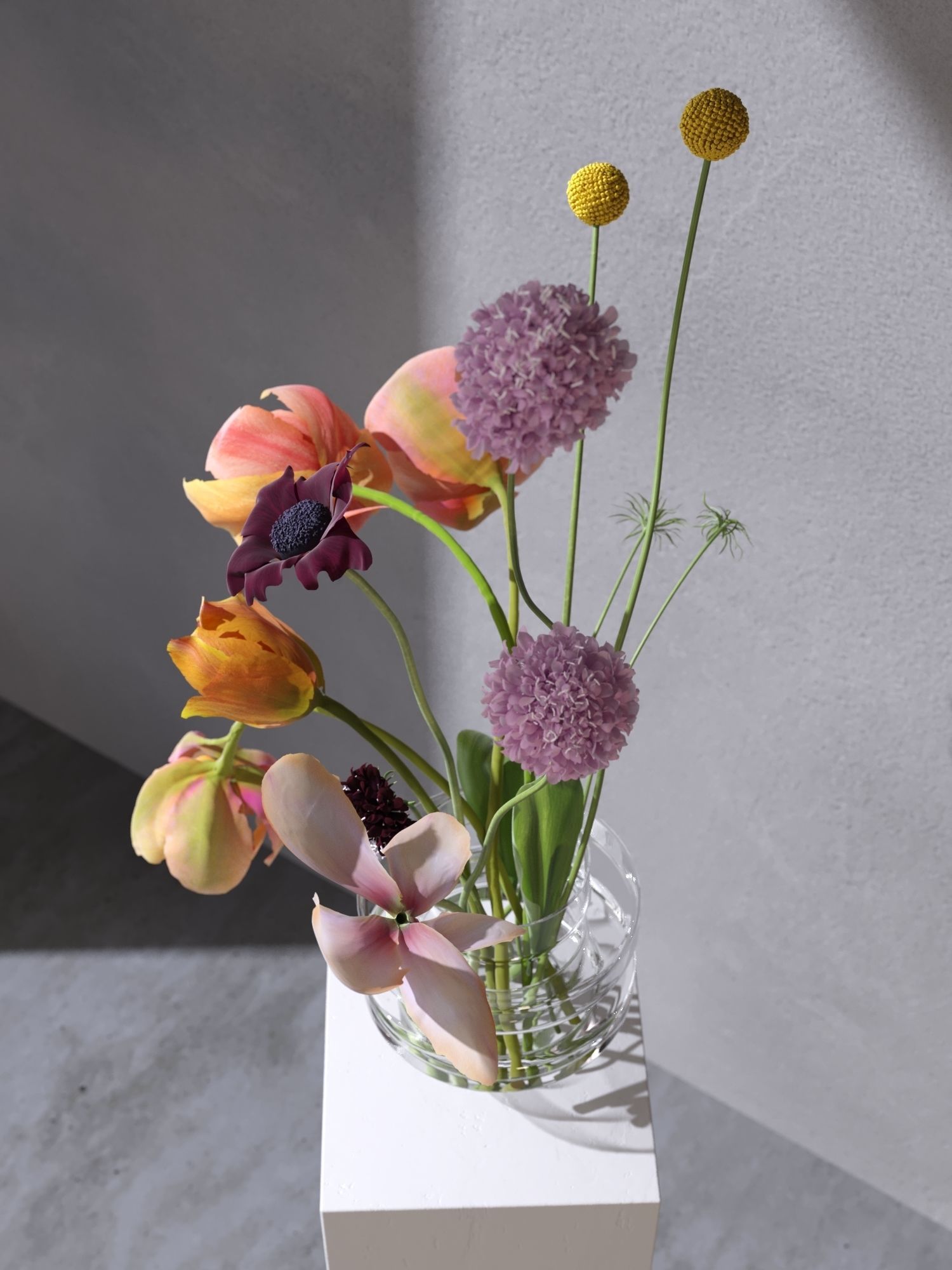 Vase Set 127 3D model_4