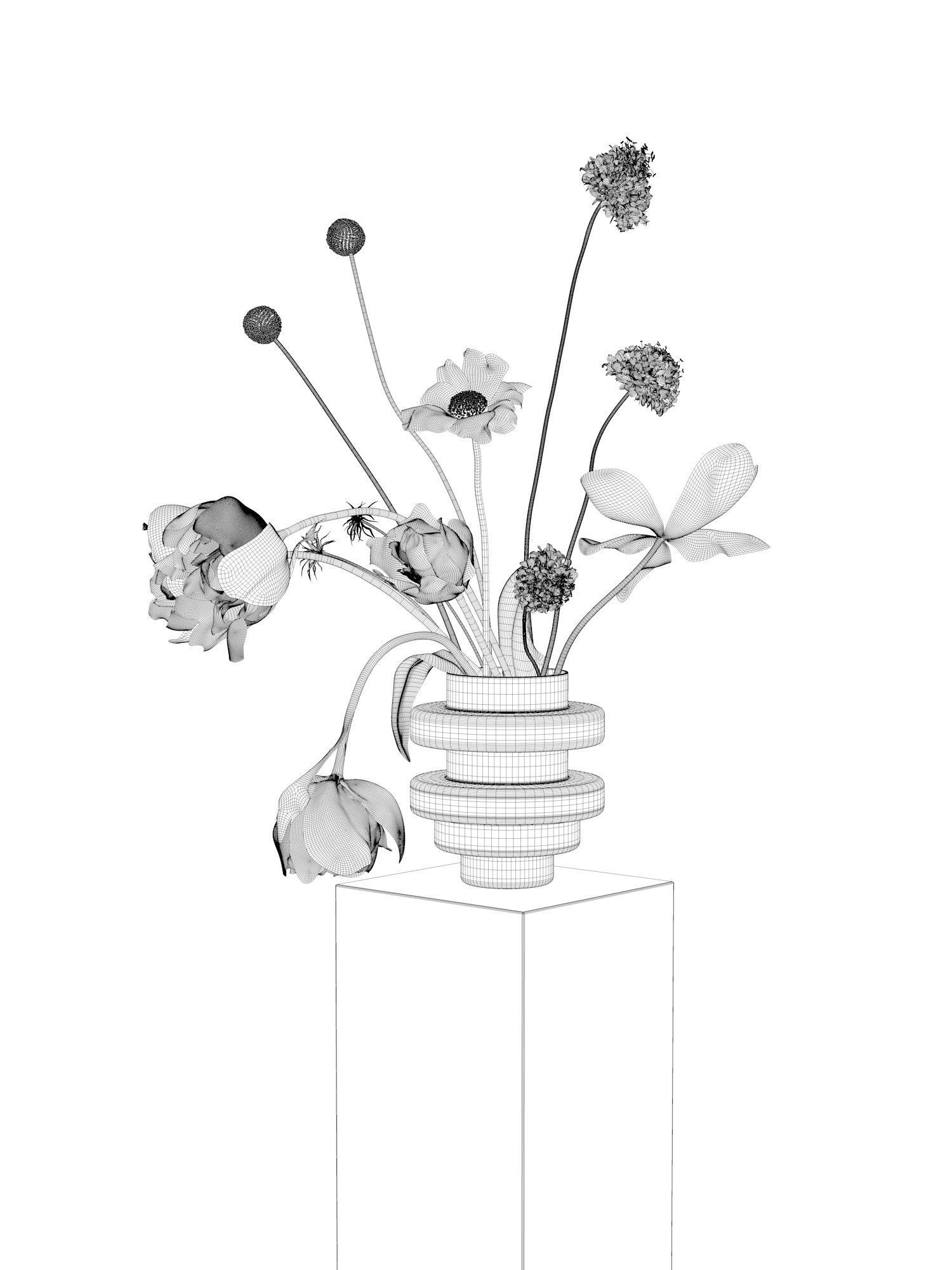 Vase Set 127 3D model_5