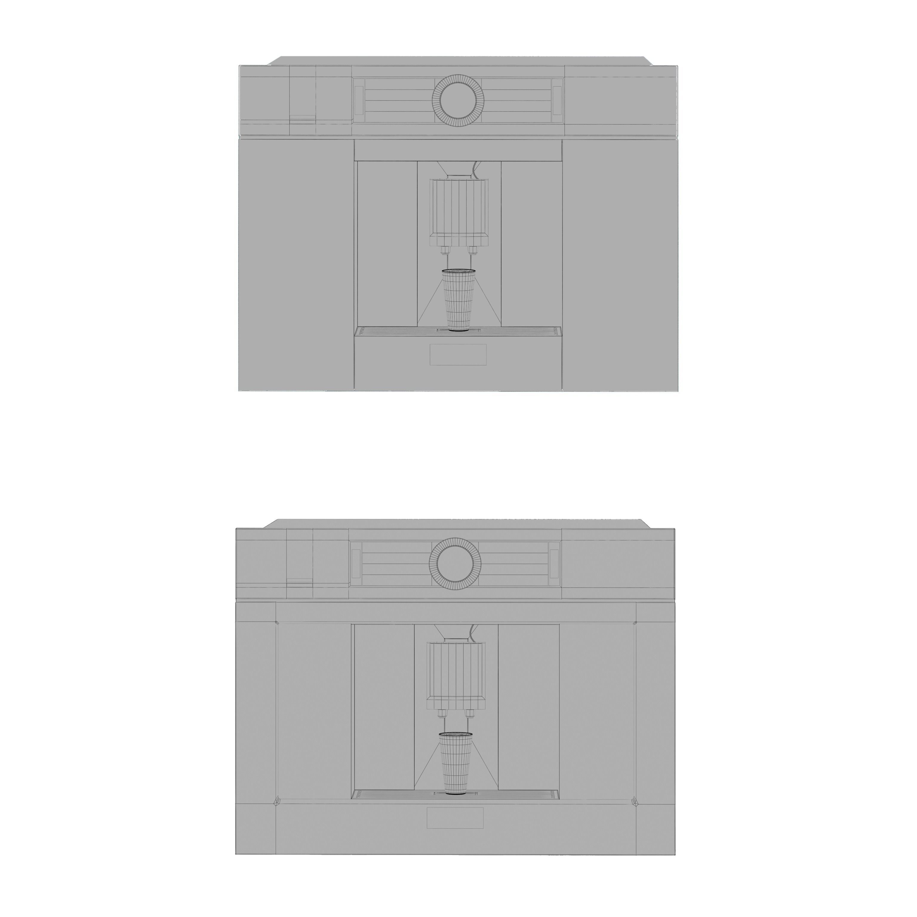 3D model Bosch Coffee Machine Series 8 Collection VR / AR / lowpoly