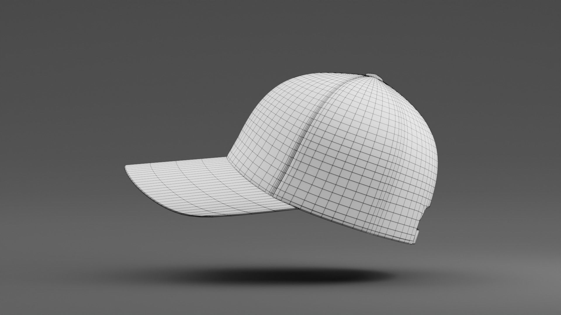 Cap - 03 Low-poly 3D model_3