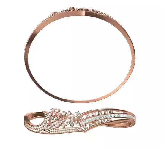 Bangle Bracelet STL JCD Details