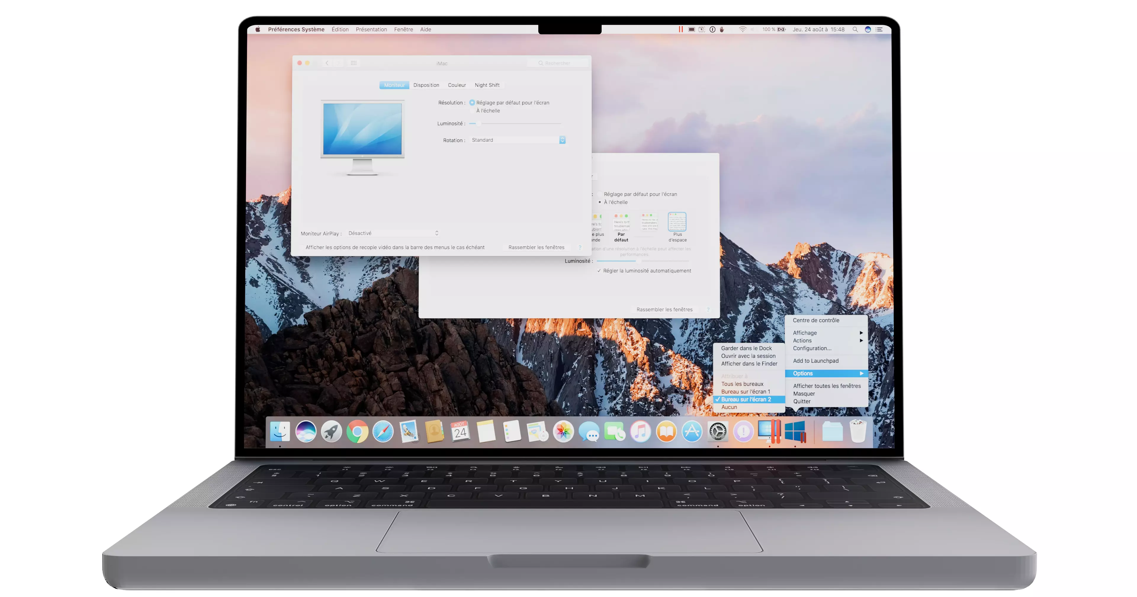 Laptop Mac book pro Realistic and Low-Poly Model Low-poly 3D model_3