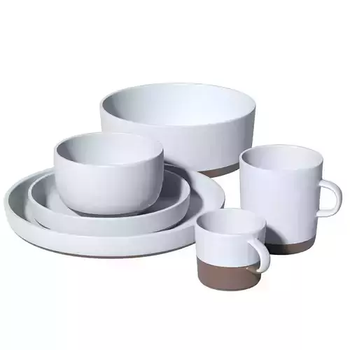 Black Clay Tableware
