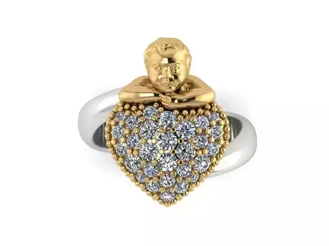 Jewelry ring 3D print model