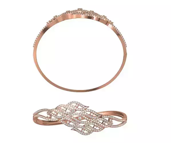 Bangle Bracelet STL JCD Details