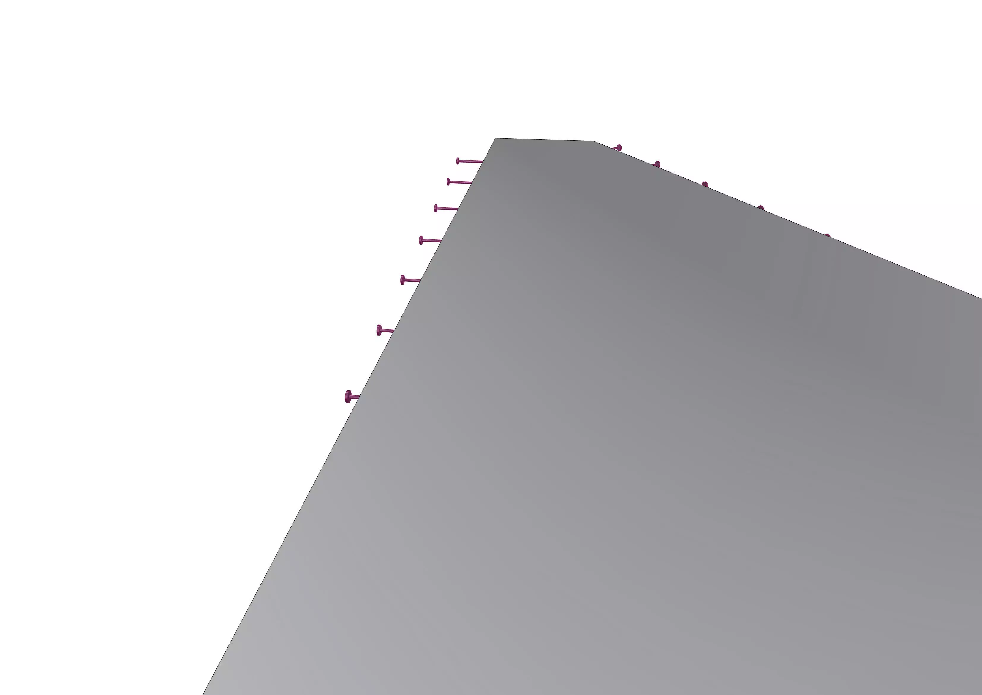 Trangular floor with support Free 3D model_0