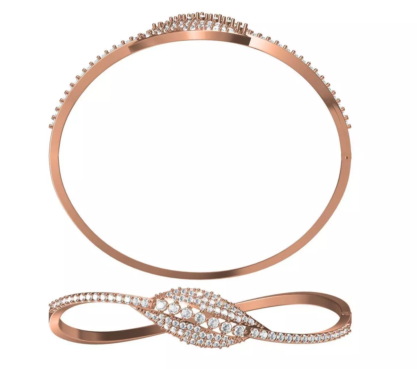 Bangle Bracelet STL JCD Details 3D print model_0