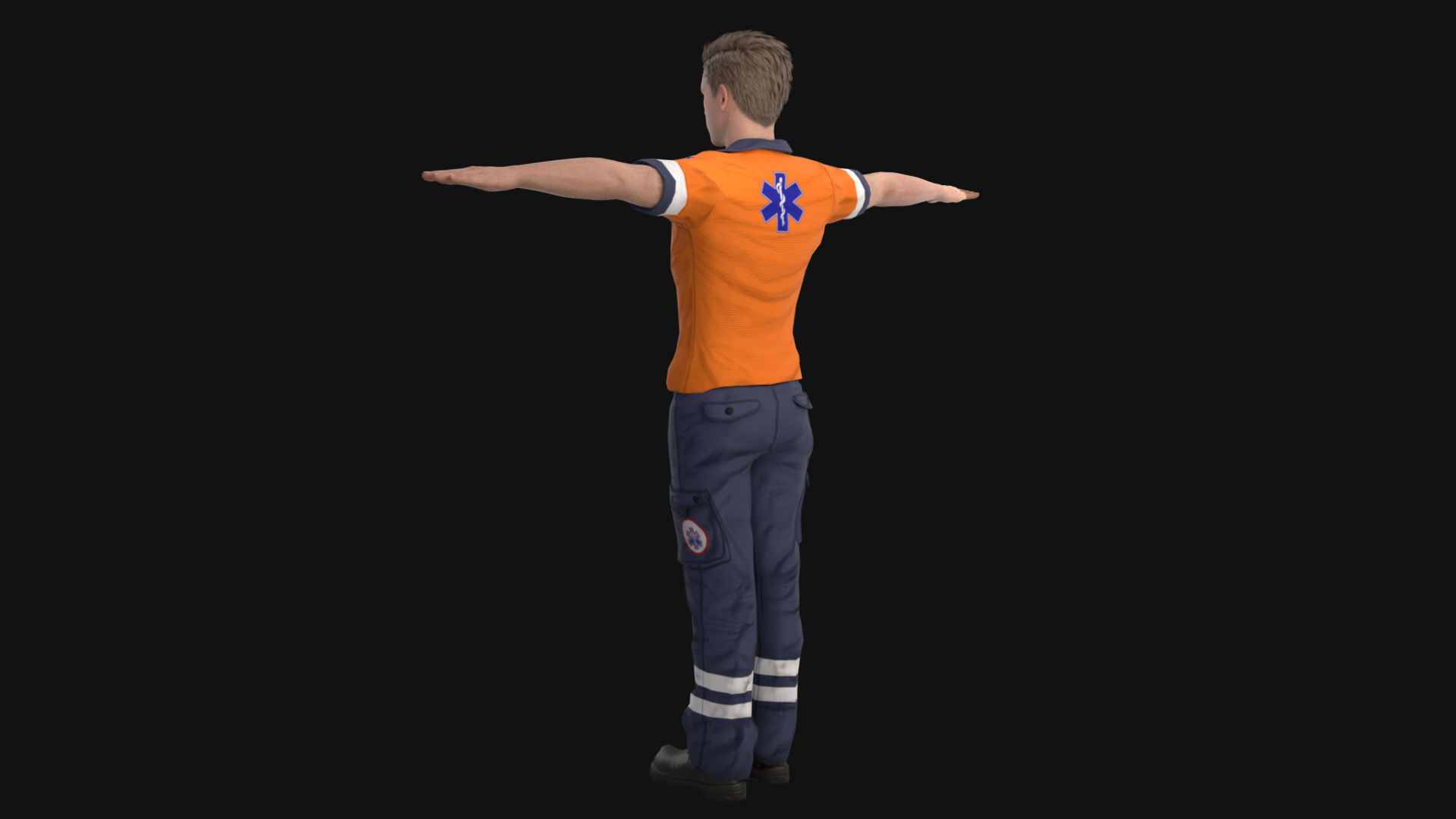 Paramedic Teams Rigged 3D model_4