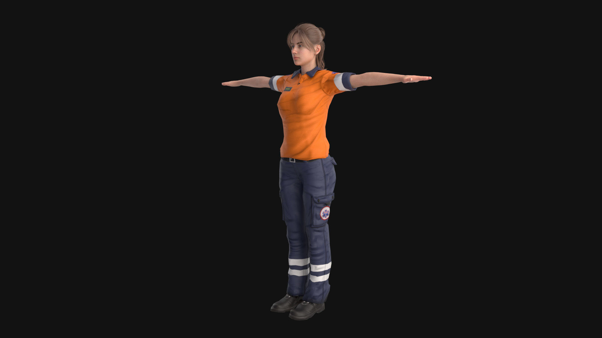 Paramedic Teams Rigged 3D model_20