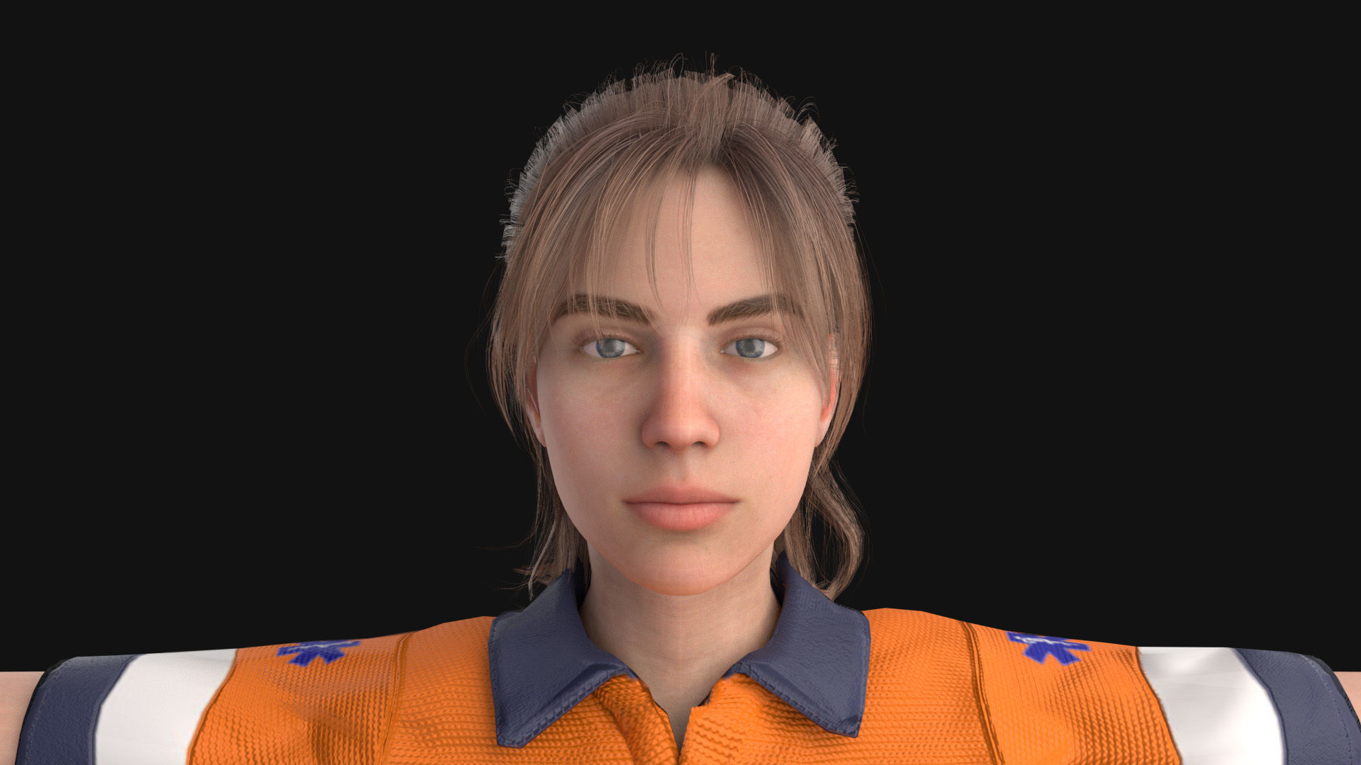 Paramedic Teams Rigged 3D model_22