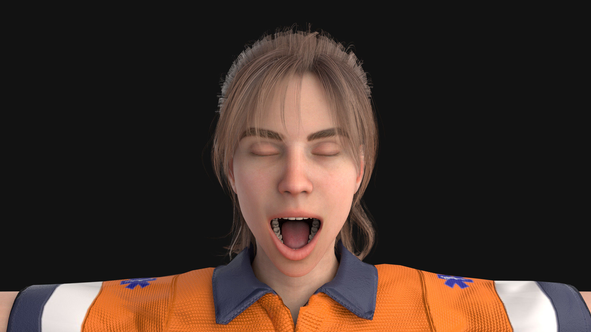 Paramedic Teams Rigged 3D model_23