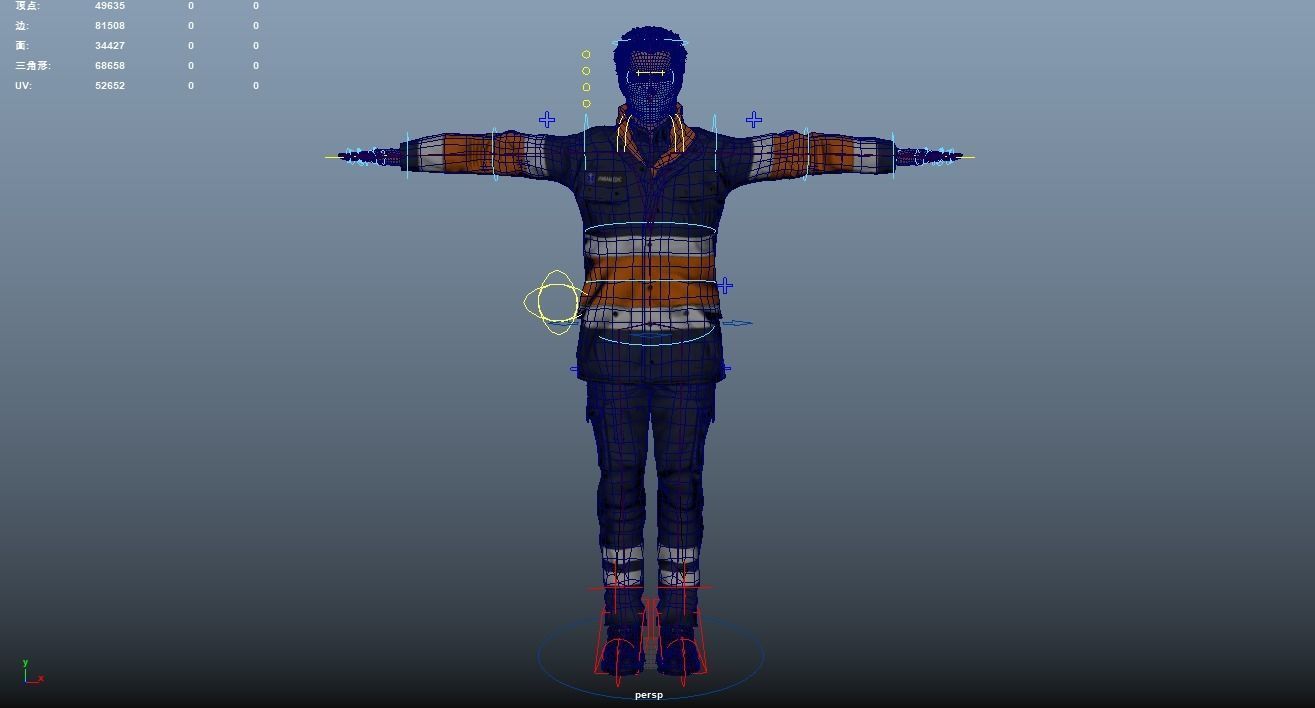 Paramedic Teams Rigged 3D model_44