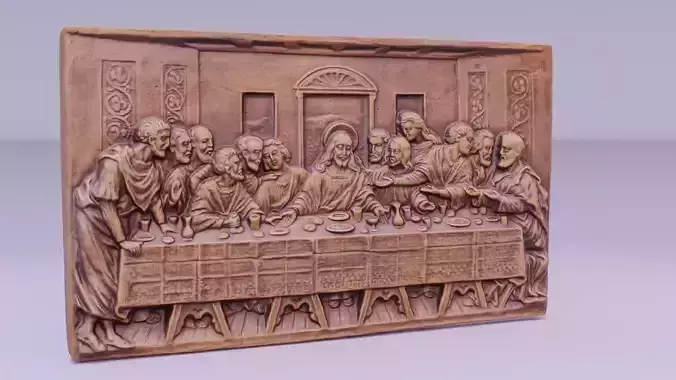 Last Supper Bas-Relief