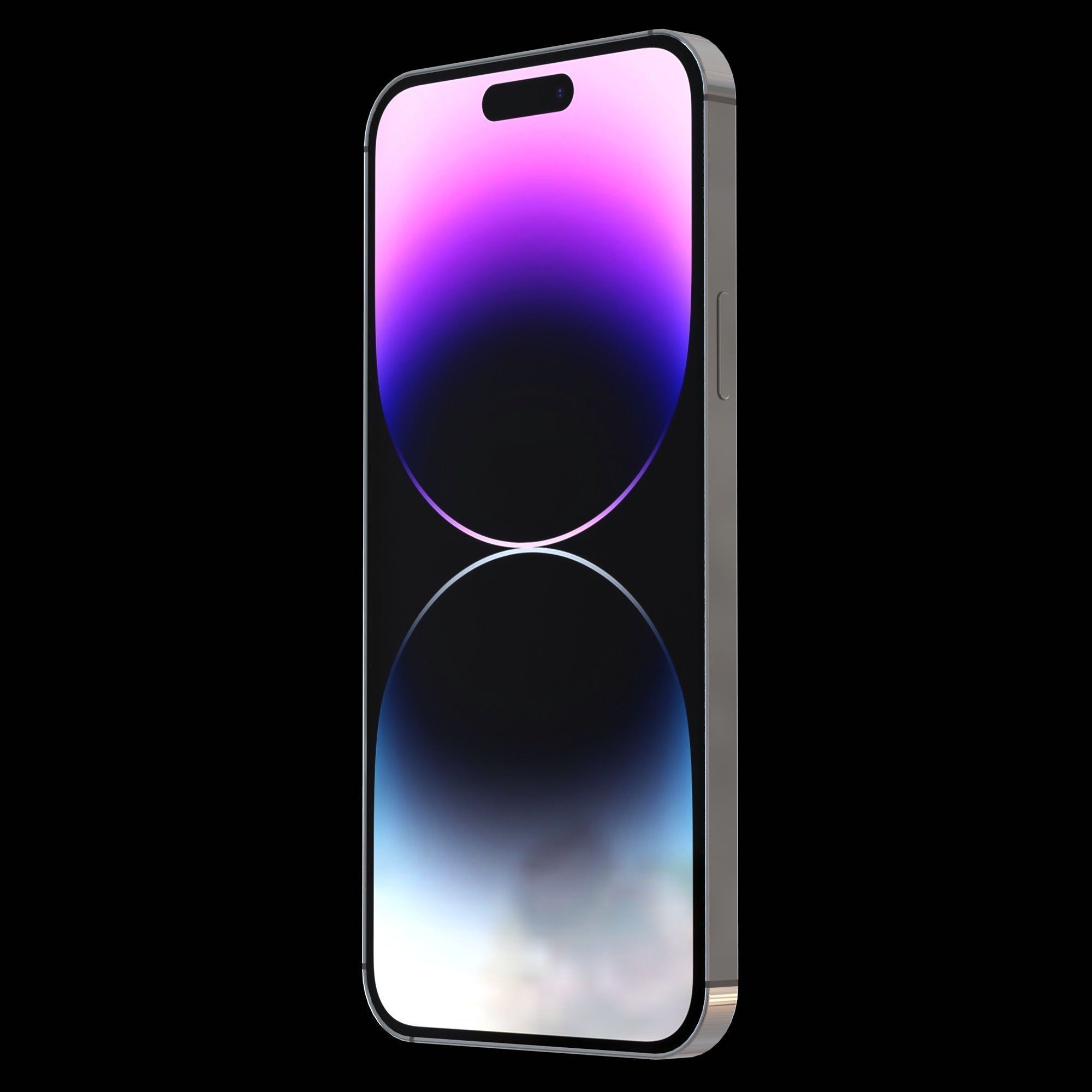 Apple iPhone 14 pro max Low-poly 3D model_3