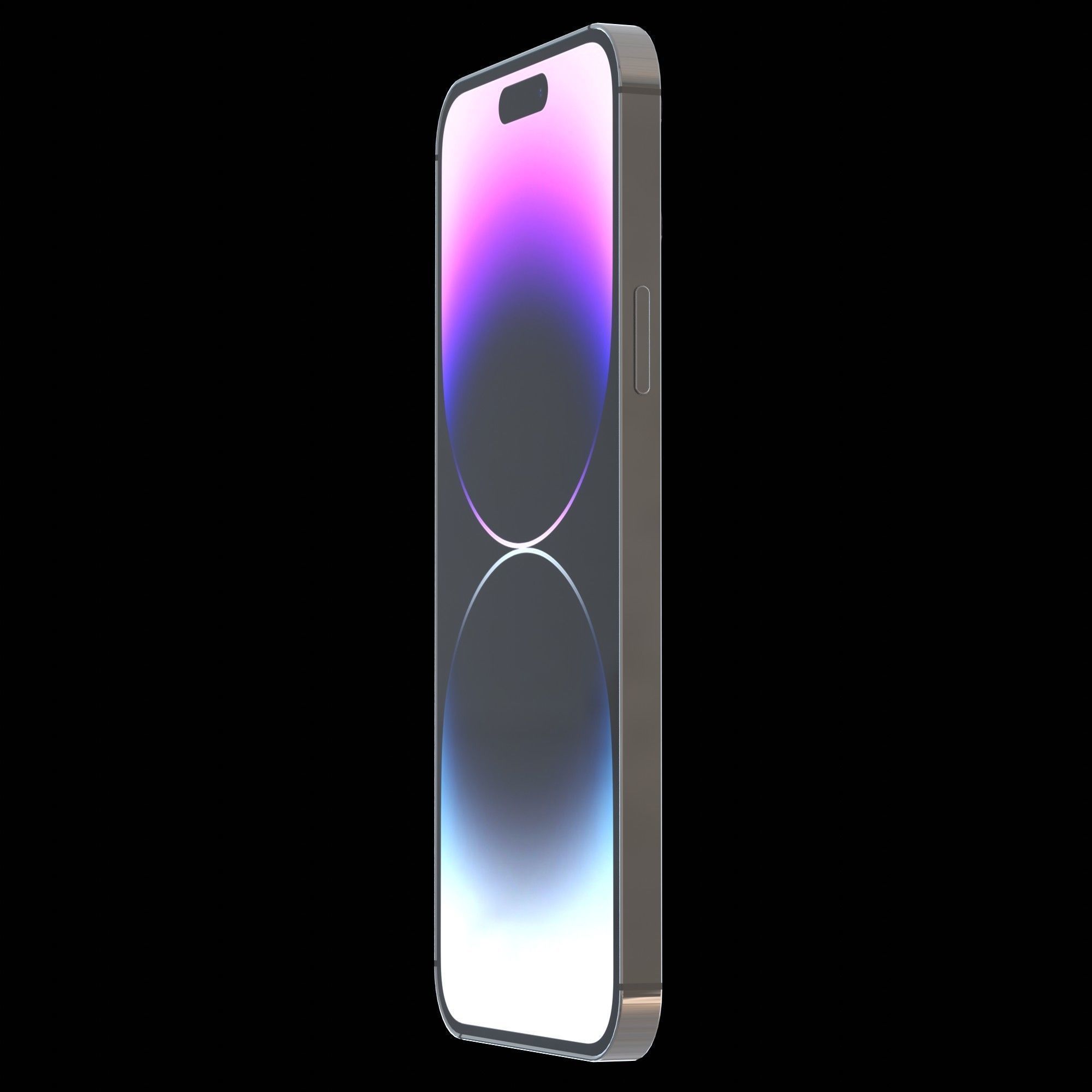 Apple iPhone 14 pro max Low-poly 3D model_4