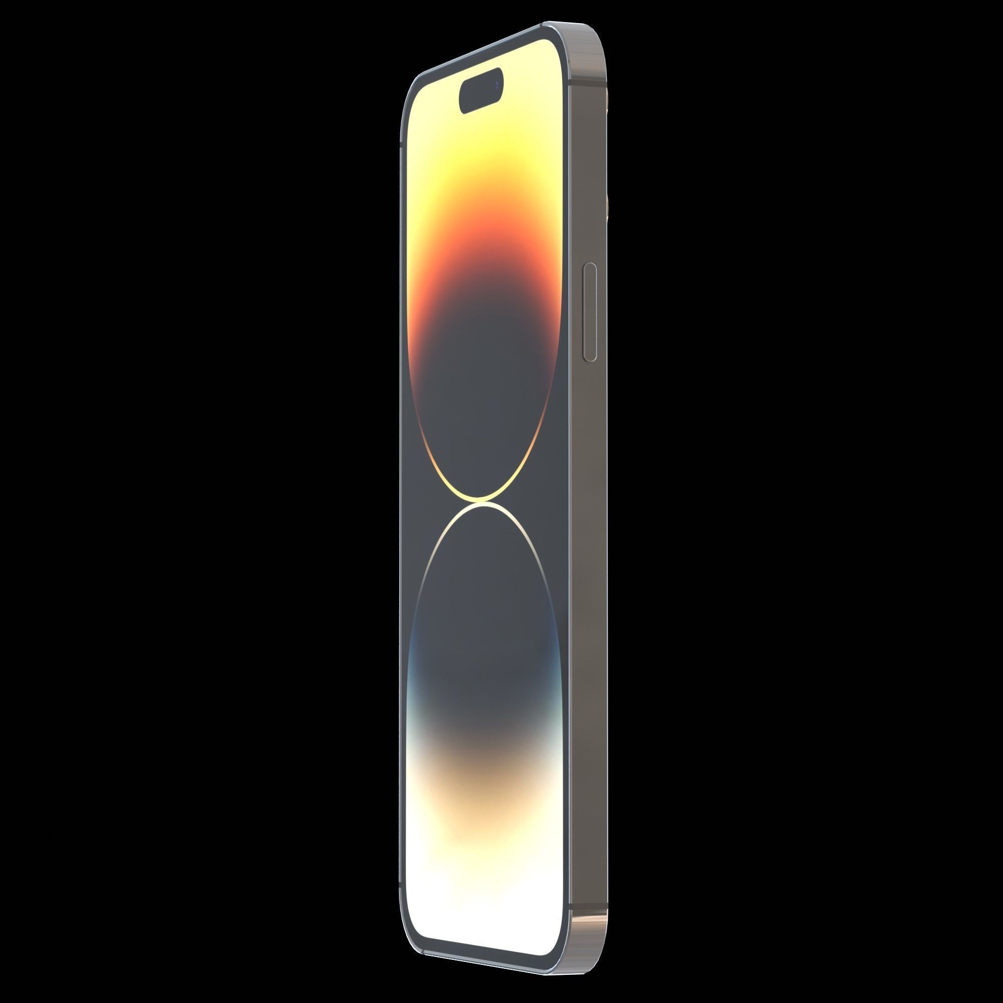 Apple iPhone 14 pro max Low-poly 3D model_14