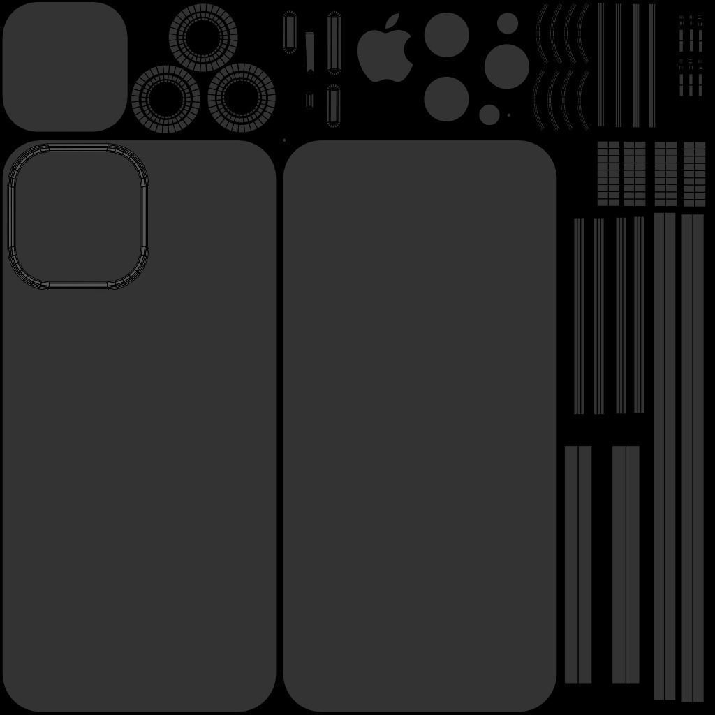 Apple iPhone 14 pro max Low-poly 3D model_49