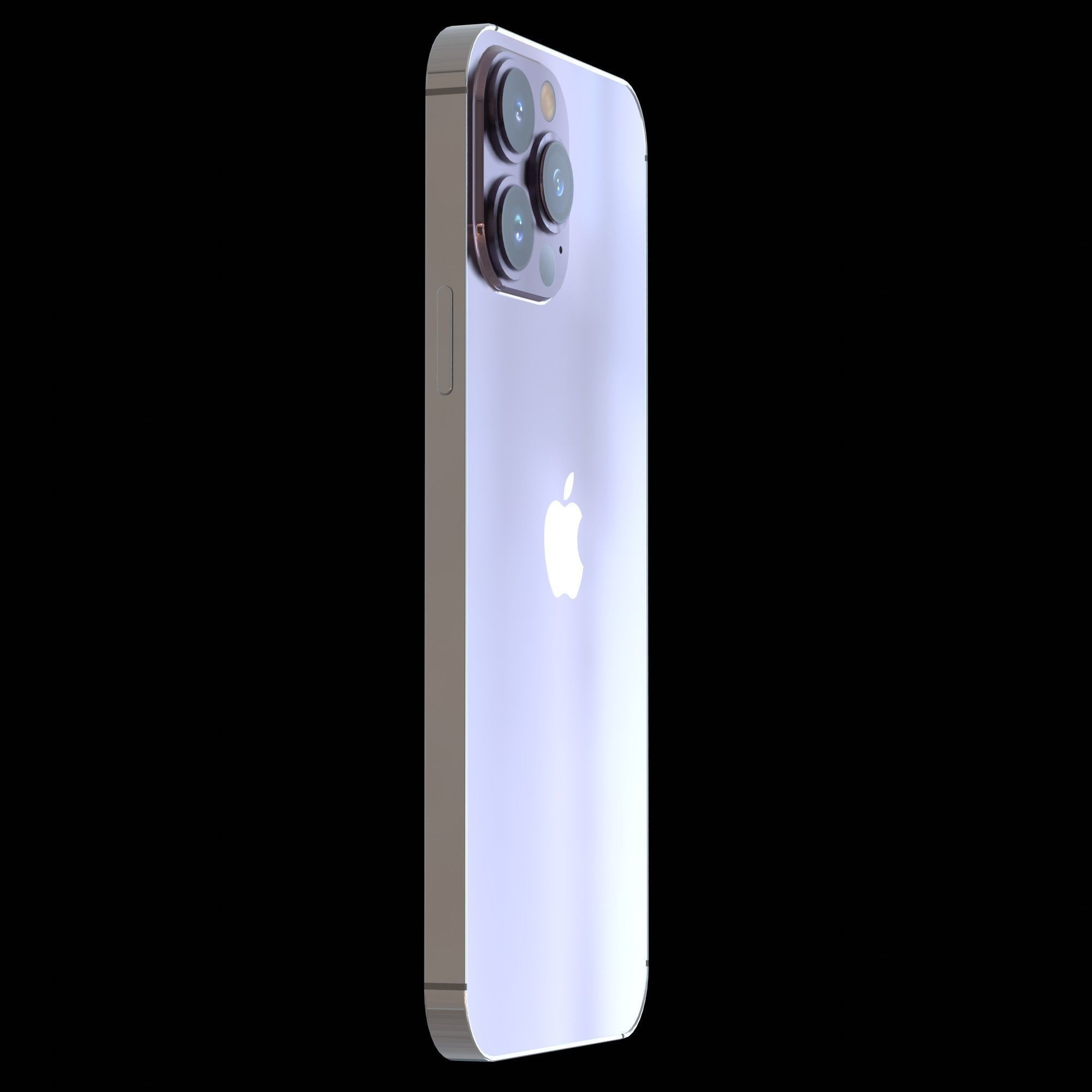 Apple iPhone 14 pro max Low-poly 3D model_6